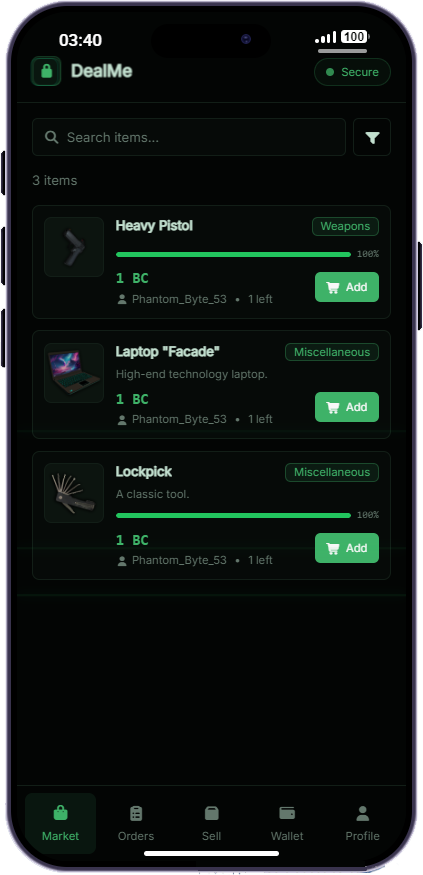 DealMe / Blackmarket thumbnail 6