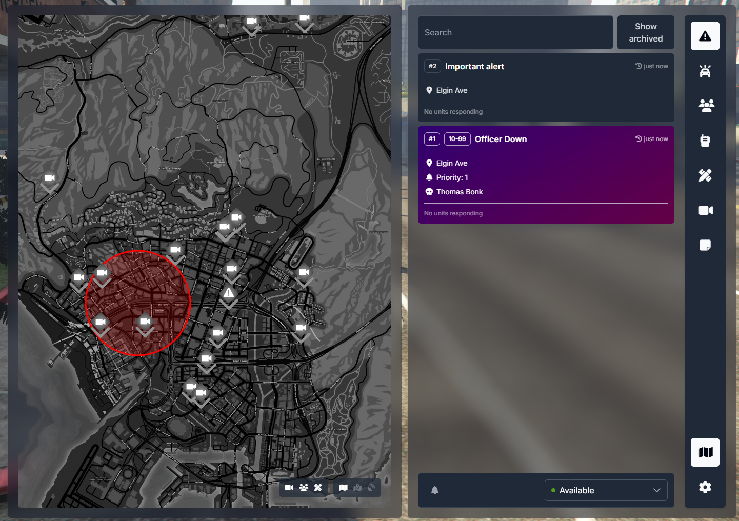 Unique alerts structure