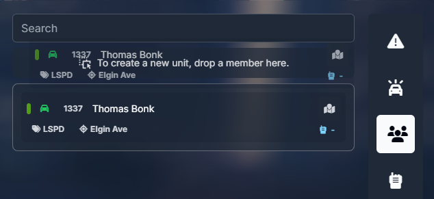 Easily create new units, reassign members with simple drag and drop. Once you see it, you'll never go back.